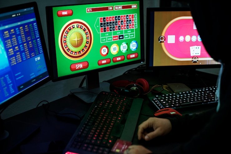 Ilustrasi pengelolaan bonus dengan sikap bertanggung jawab di platform online